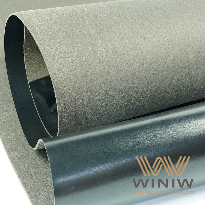 Smooth And Sleek Appearance Faux Microfiber Leather For Belts