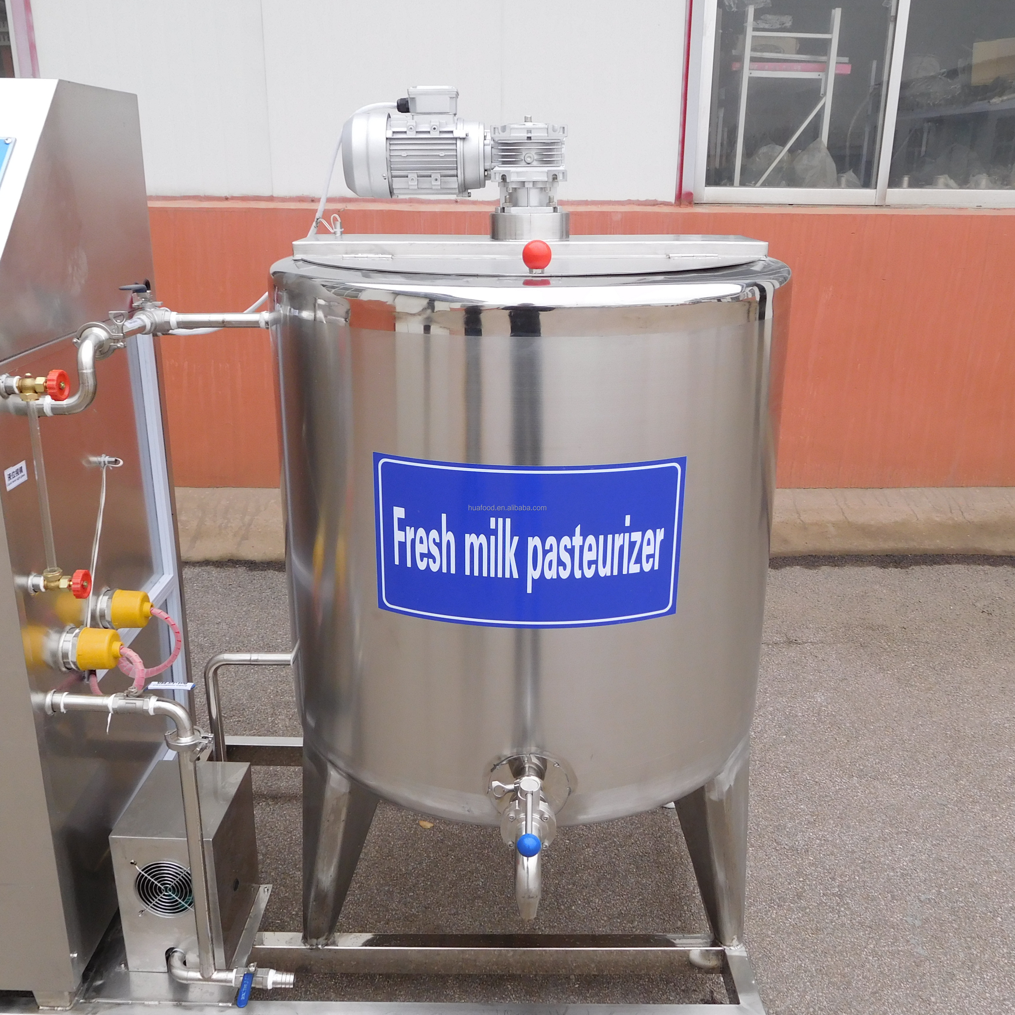 Refrigeration Tank Industrial Yogurt Milk Pasteurizer Pasteurization Machine