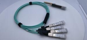 China Cisco QSFP-4X10G-AOC3M Compatible Breakout Active Optical Cable 40G QSFP+ To 4x10G SFP+ 3M on sale