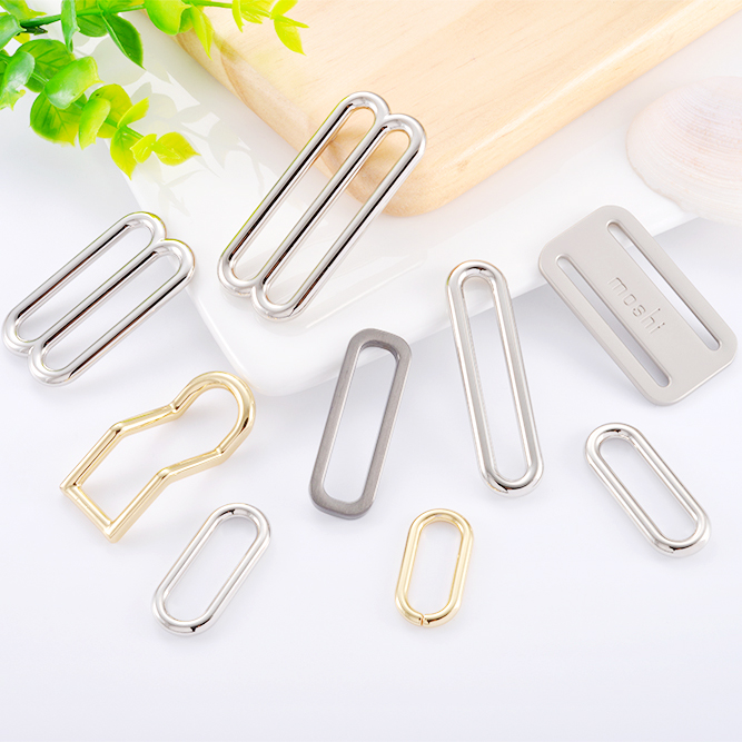 High End 3/4" Square Metal Buckle User-Friendly Handbag Painting Buckle for Production