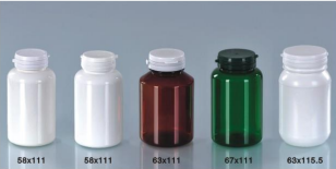 3OZ 90ML PET Medical Plastic Refillable Empty Bottle for Capsule Pill Tablet Medicine