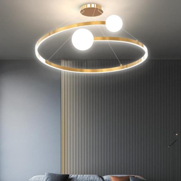 Nordic lamp Modern Led Pendant lights For Dining room Living room Shop Circle Chandelier(WH-MI-299)