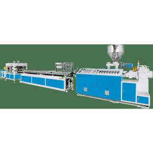 Quality High Output Wood Plastic WPC Decking Profile Co Extrusion Machine wholesale