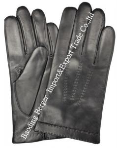 China Custom made top quality sheep Nappa Men's leather gloves importer on sale