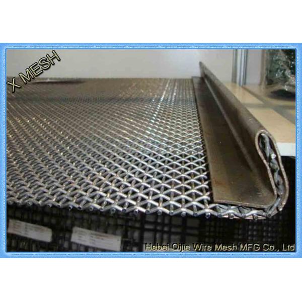 Manganese Crimped Crusher Vibrating Wire Screen Mesh For Stone Quarry