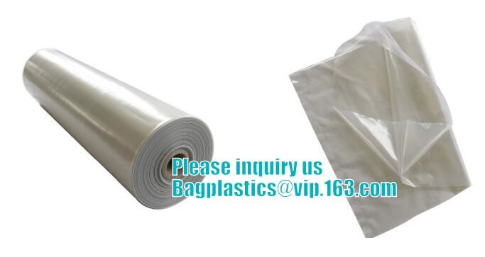 custom printed jumbo plastic garbage packaging plastic asbestos waste bag, poly asbestos warning printed burial bags