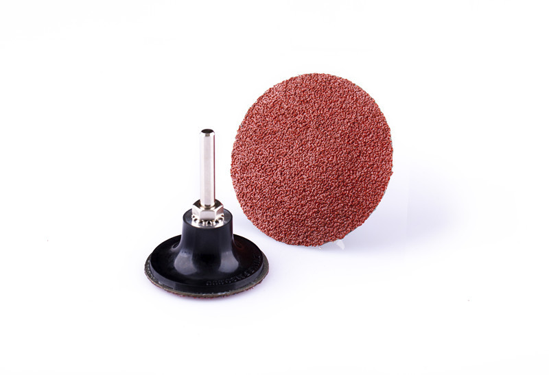 Alumina 5 Inch Round Sanding Discs Good Safety Performance TP TS Type Connected