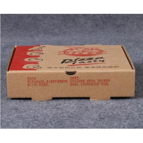 Wholesale Custom Printed Corrugated Cardboard Recycle Paper Pizza Box Manufacturer,Foldable Flat Packing Blank Craft Pac