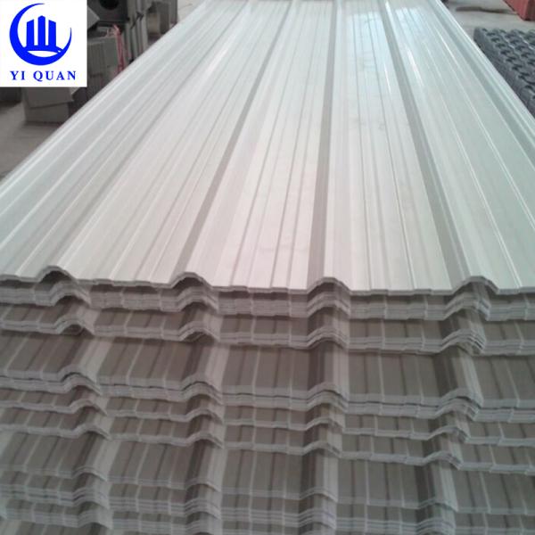 PVC Roof Tiles 1.5mm Thickness Wave Design for Villa Factory Roofing