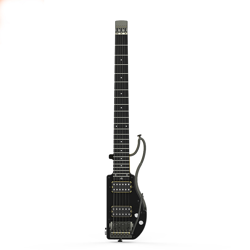 GRAND Headless Travel Electric Guitar double humbucker GDS-200 Ebony finger board foldable guitar