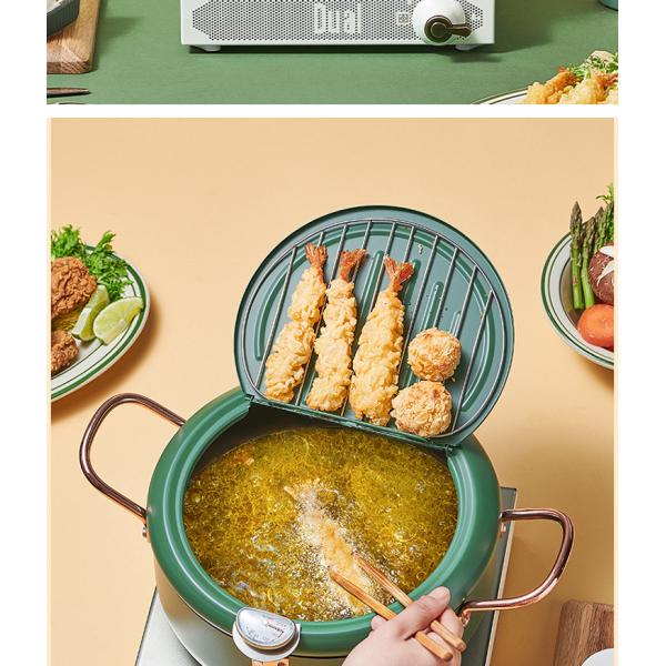 Household Controllable Deep Frying Pots Temperature Fine Iron Small Fryer