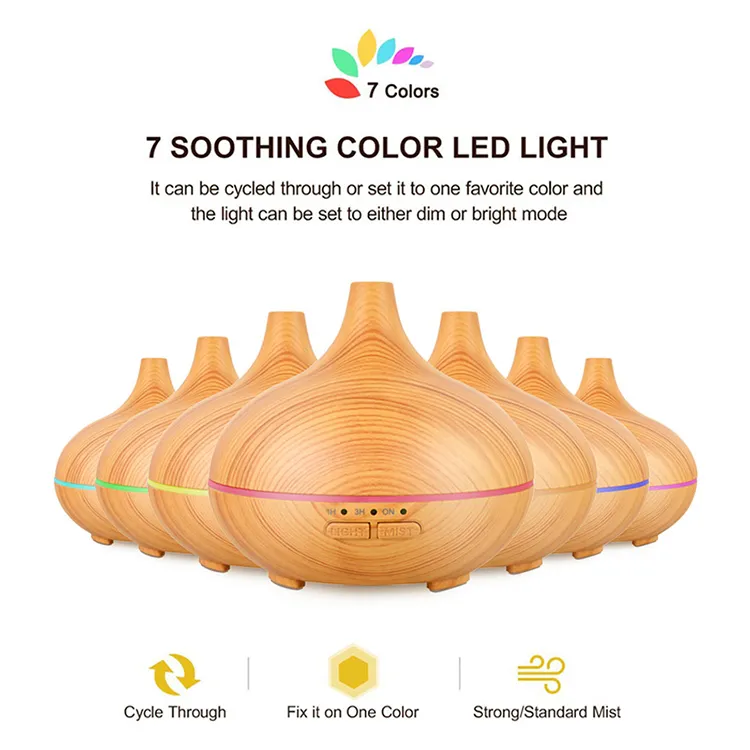 Portable Ultrasonic Air Cool Mist Smart Humidifier Christmas Gift Fogger Maker for Home Essential Oil Aromatherapy Diffusers