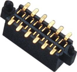 Cheap 1.27mm Dual Row 180° SMT Pin Header Connector Female With Different Post And Metal for sale