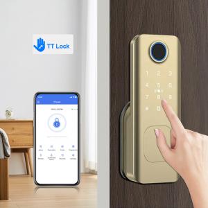 China TTLock App Digital Smart Home Deadbolt Lock Biometric Code Card Key Unlock on sale