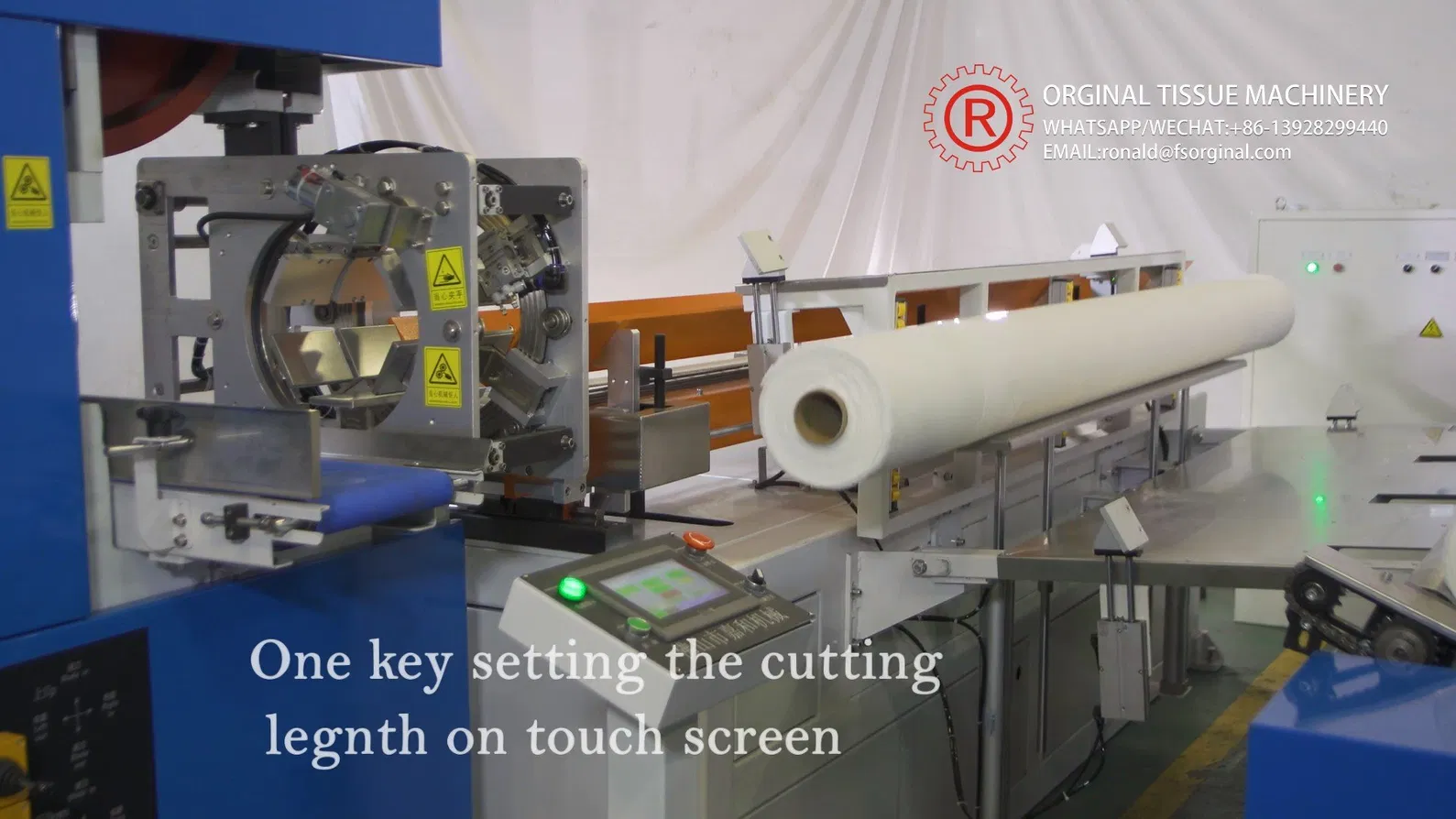 Maxi Roll Band Saw JRT /HRT Industrial Roll Cutting Machine Cutter