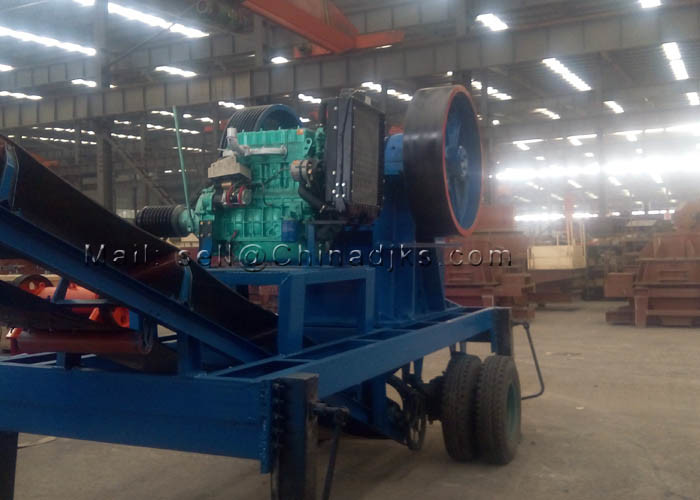 Medium Capacity 50tph 210mm Feeding Mobile Crushing Station