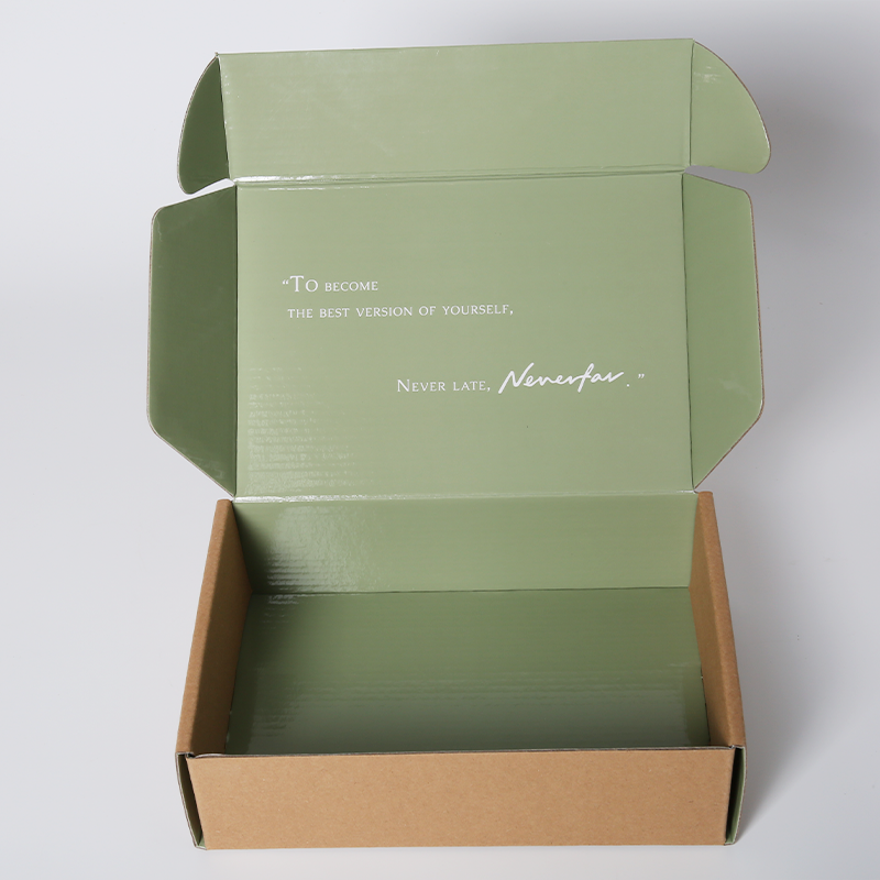 Recyclable Corrugated Kraft Paper Boxes , Jewelry Packaging Kraft Box Free Design