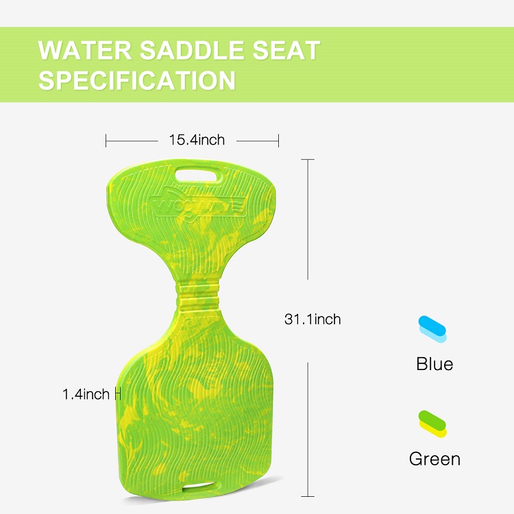 2022 WOOWAVE Water Saddle Floats for Pool Swimming Green 8KGS Package Weight EVA Foam