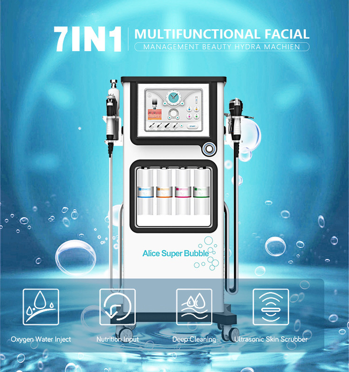 7 In 1 Bubble Beauty Hydrafacial Water Dermabrasion Machine Deep Cleansing