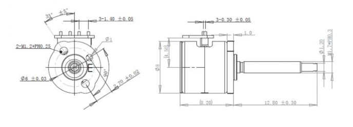 8mm Micro Stepper Motor, 3.5g.cm Micro Stepper Motor, 5VDC Small Stepper Motor