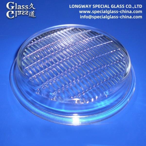 Cheap Durable Molded Borosilicate Lamp Lens Cover for Swimming Pool Light for sale