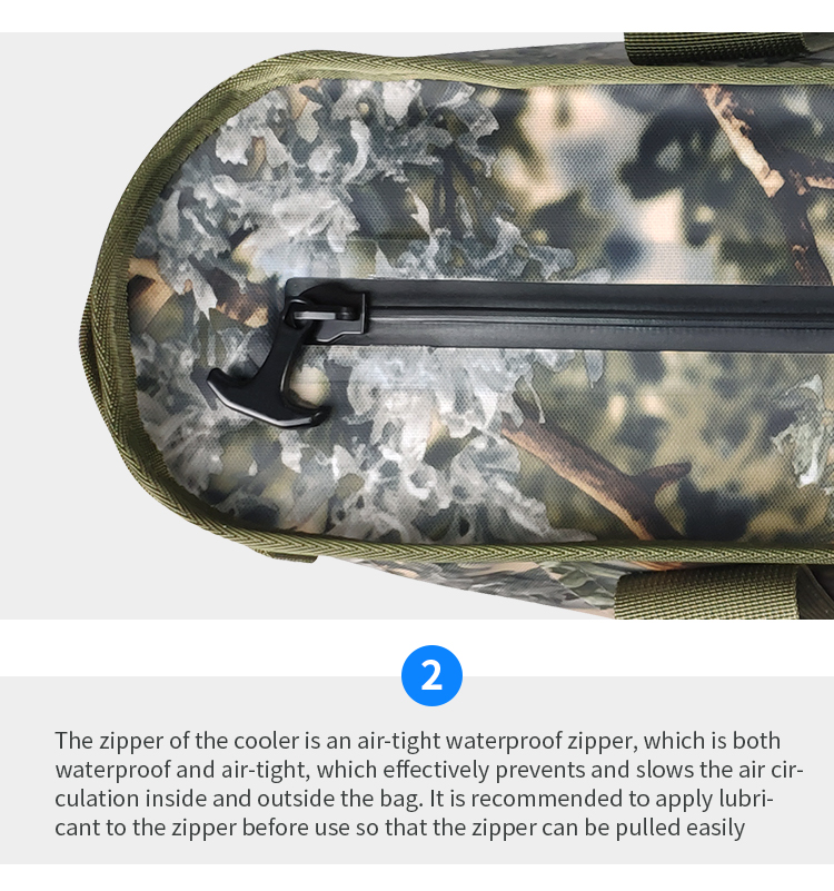 Customized Camo Soft Cooler , Beach Cooler Bag For Outdoor Activities