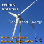 TGWT-3K 3000W 96V/120V/220V wind turbine Three phase permanent magnet AC