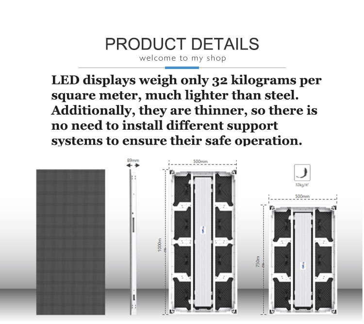 Outdoor Led Display Outdoor Advertising Full HD Video Panel High Brightness Led Wall Display From Original P3.9