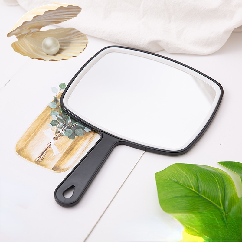 Top Fashion Make-Up Mini Vanity Dressing Square Makeup Little Espejo Small Mirror with LOGO