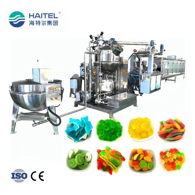 SUS304 Gummy Candy Making Machine Depositing Auto Weighing
