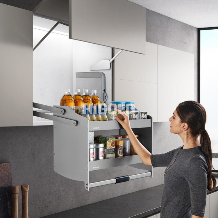Customizable White Solid Wood High Gloss Kitchen Cabinet for Villa Renovation Project