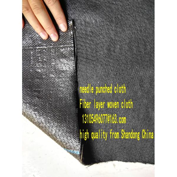 Plastic mulch weed mat Fiber layer needle punched cloth ground cover weed barrier