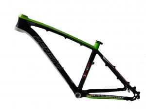 China 100% Carbon Frame MTB Frame 26er 15/17 Mountain Bicycle/Bike Frame Yellow-green on sale