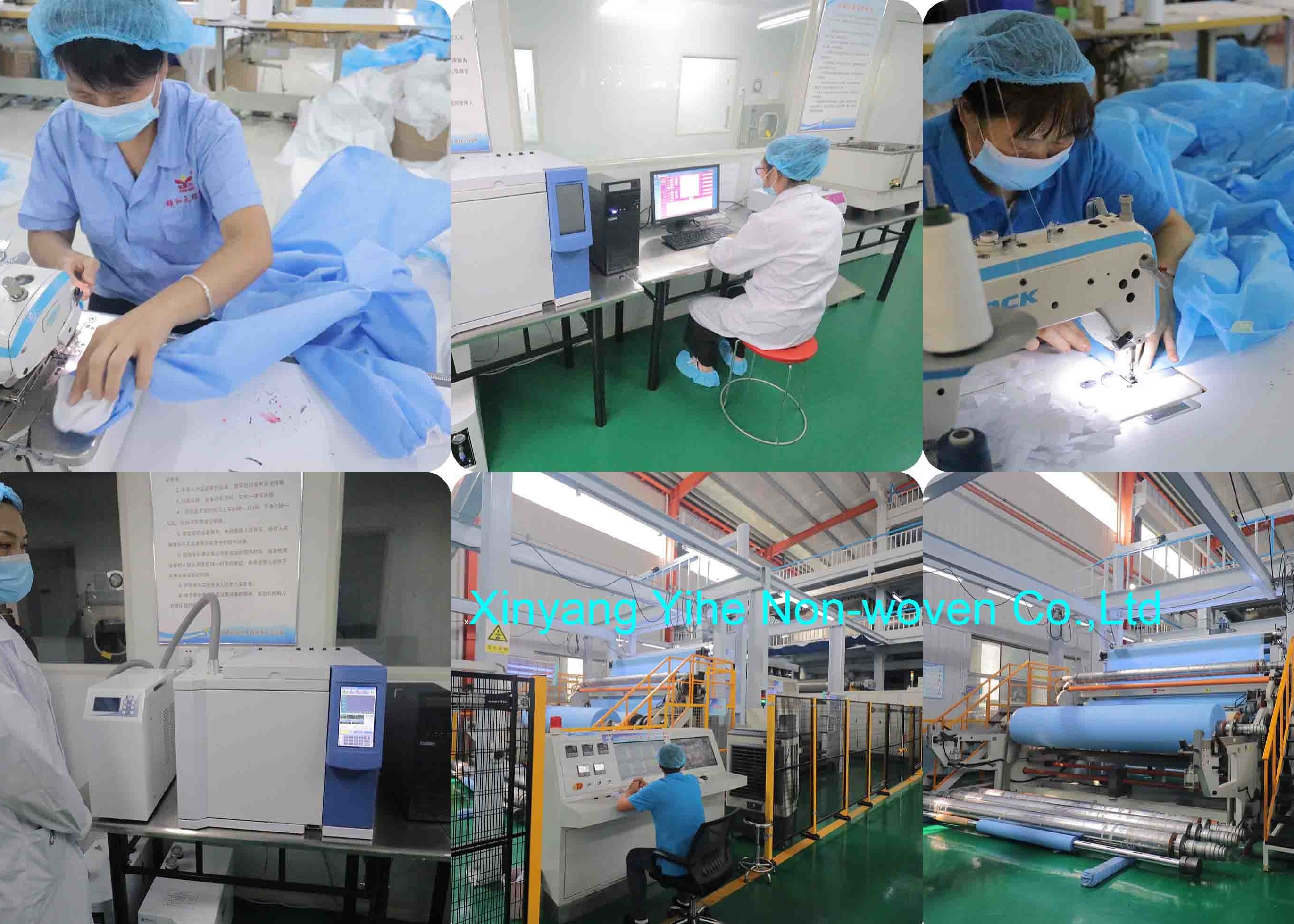 Anti Bacterial PP Spunbond Non Woven Fabric Hydrophilic Breathable For Medical