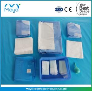 China Disposable CE Approved Surgical Sterile C-Section Drape Pack on sale