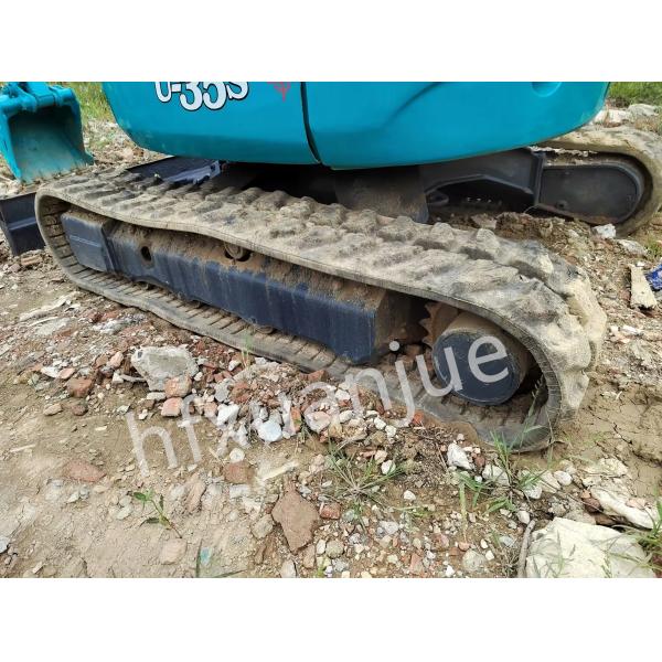 3 Ton Hydraulic Used Mini Excavator Kubota Automatic Idle Walking Gear