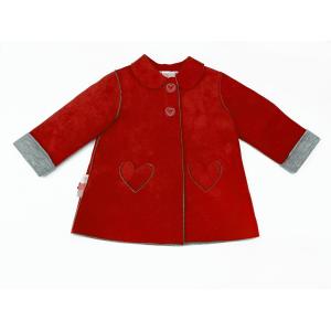 Polyester Fabric Autumn Cute Baby Girl Jackets Cotton