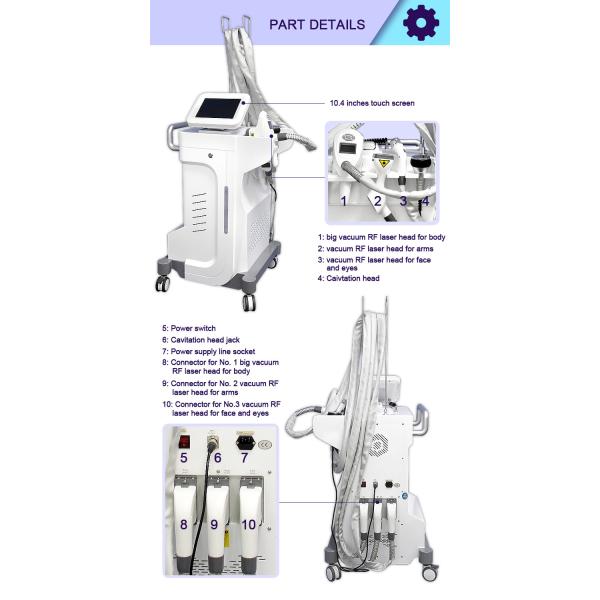 Vera Roller Massage Body Slimming Machine 40k Cavitation Body Sculpting
