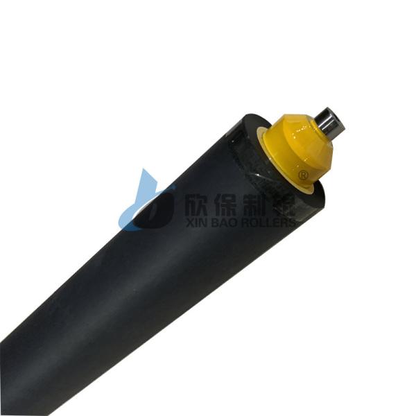 Rubber roller with smooth surface and strong wear resistance for printing
