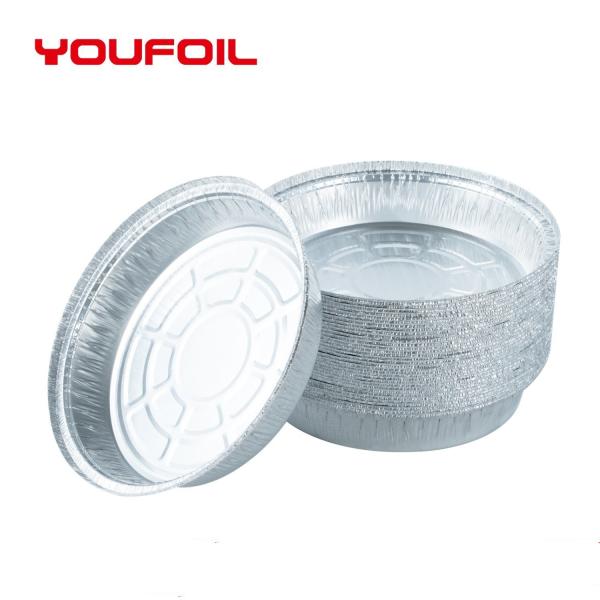 Customized Logo Disposable Aluminum Foil Container 8inch with Preservation