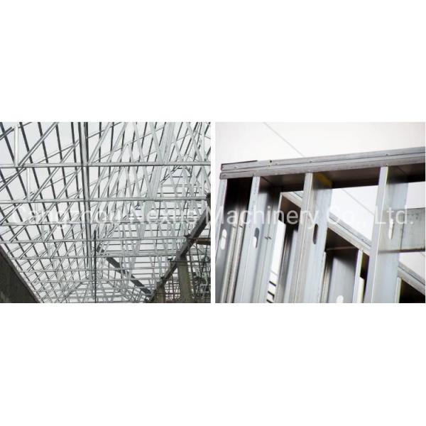 Lms Racking Upright C Channel Roll Forming Lip Former Light Weight Steel Frame Metal Stud Machine