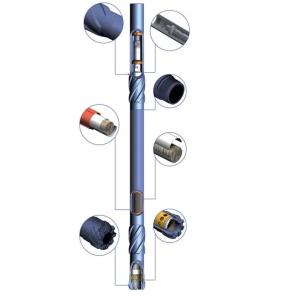5 ¾" x 3 ½" core barrel coring system for 120 ft and core bits 6 1/8 inch OD for