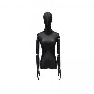 Quality Cotton half body female mannequin with arms and head for clothing display wholesale