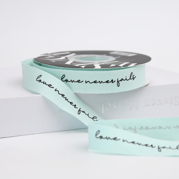 Polyester Wedding Patterned Gift Wrap Ribbon Roll 25mmX45Y For Decoration