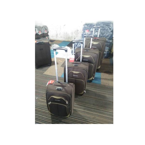 Soft Luggage Popular Eva Trolley Case 3pcs Set 170T Lining For International Travel