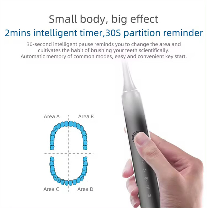 Portable Ipx7 Sonic Household Adult Electric Tooth Brush Electronic Toothbrush