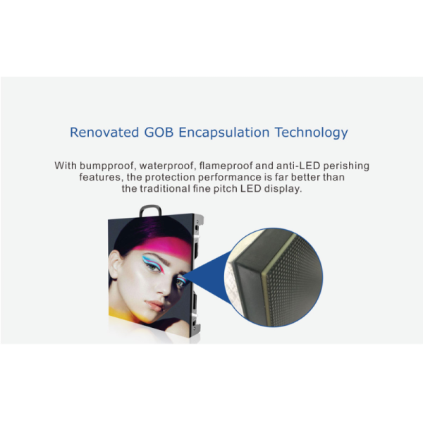 P1.667 GOB Full Color LED Display Screen 4K Video Wall Panel Rental