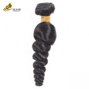 China Brazilian Virgin Human Hair Weft Weave Bundles Loose Wave on sale