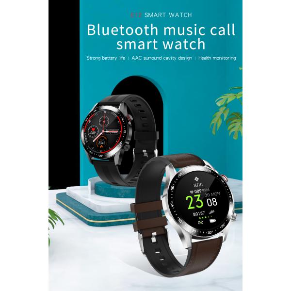 E12 Smart Watches Men Make Call Custom Dial Full Touch Screen Waterproof Smartwatch