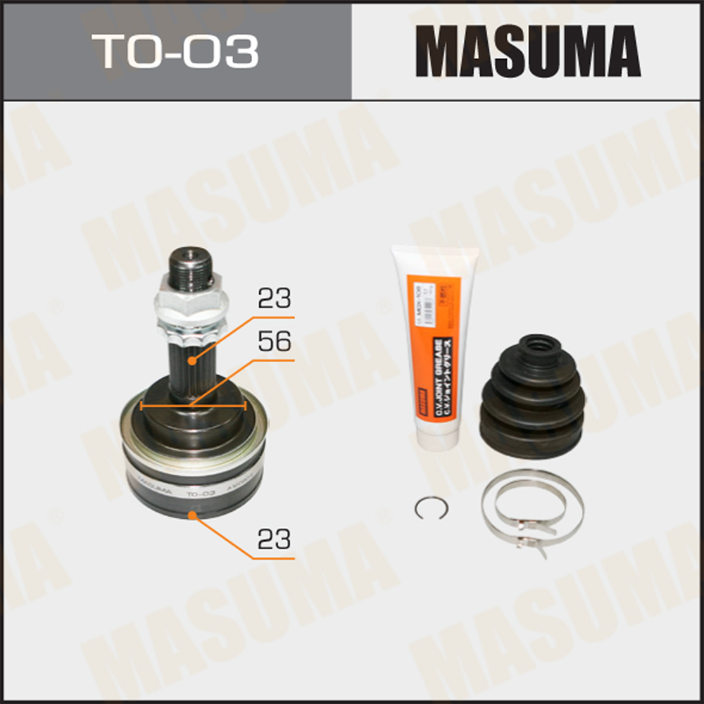 Japanese Car TO-03 MASUMA Auto Inner C.V. Joints Kit for Toyota Corolla II EL43